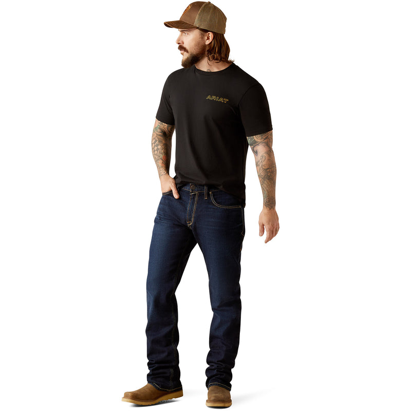 Ariat Men's Western Wear Black Tee