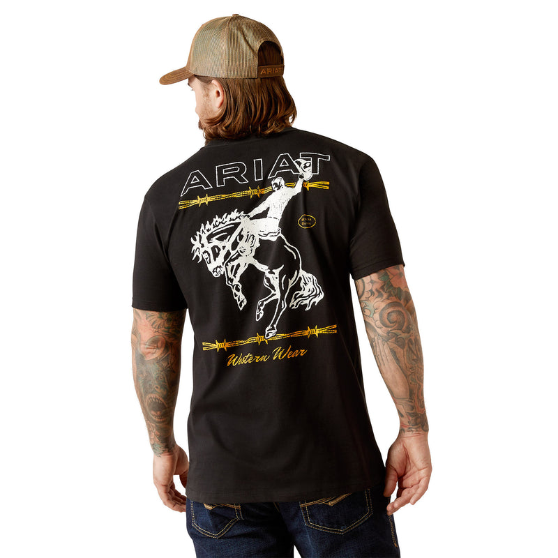 Ariat Men's Western Wear Black Tee