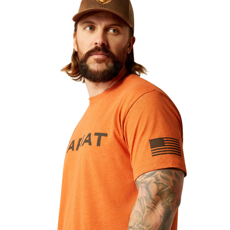 Ariat Men's Shield Flag Tee