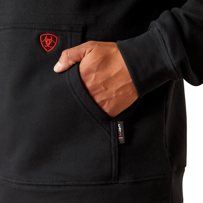 Ariat Men's FR DuraStretch Work Hard Black Hoodie