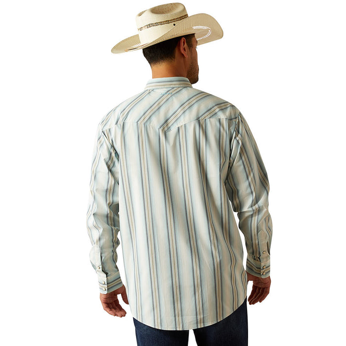 Ariat Mens Turquoise Fulton Long Sleeve Snap Shirt