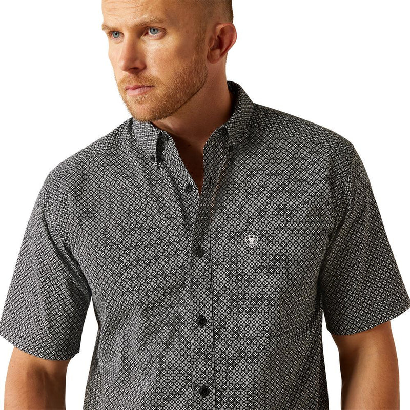 Ariat Mens Black Classic Gene Short Sleeve Shirt