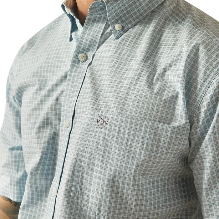 Ariat Mens Turq Pro Series Glennie Shirt
