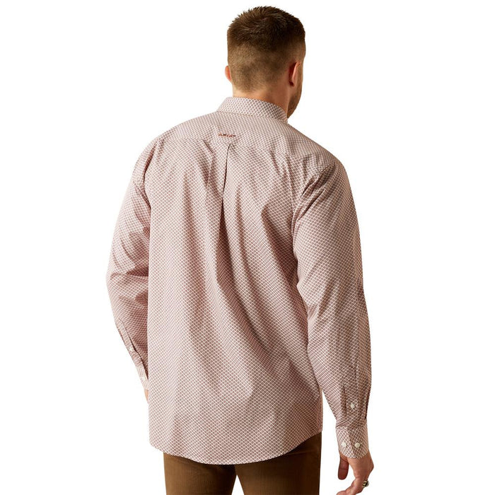 Ariat Mens Avery Brick Wrinkle Free Shirt