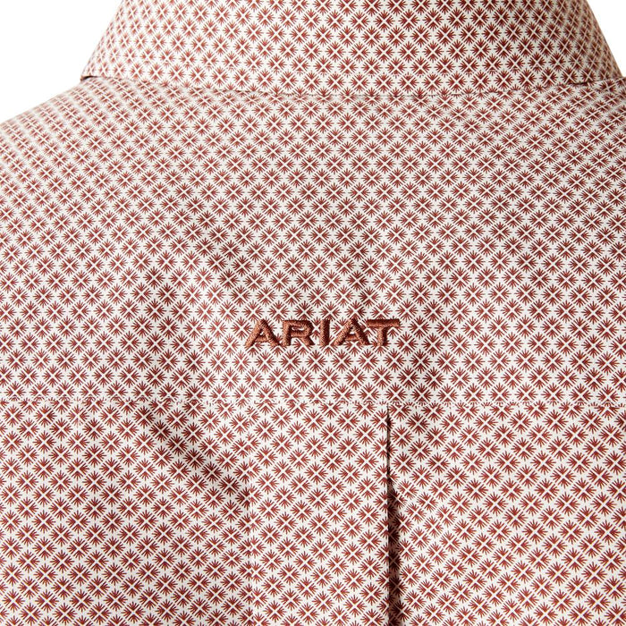 Ariat Mens Avery Brick Wrinkle Free Shirt