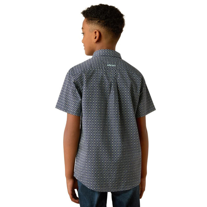 Ariat Boys Navy Classic Clark Shirt