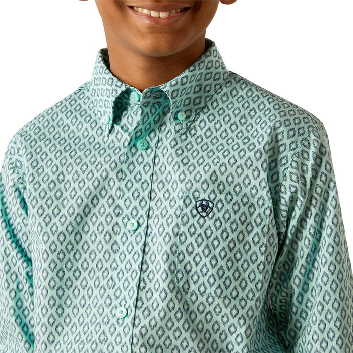 Ariat Boys Mint Classic Canyon Shirt