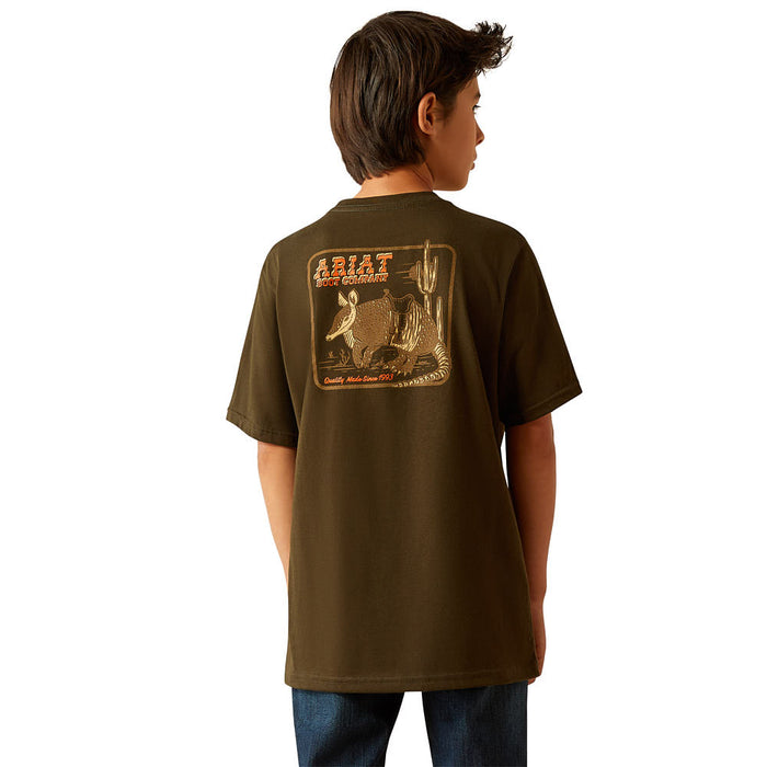 Ariat Boys Olive Possum Short Sleeve T-Shirt