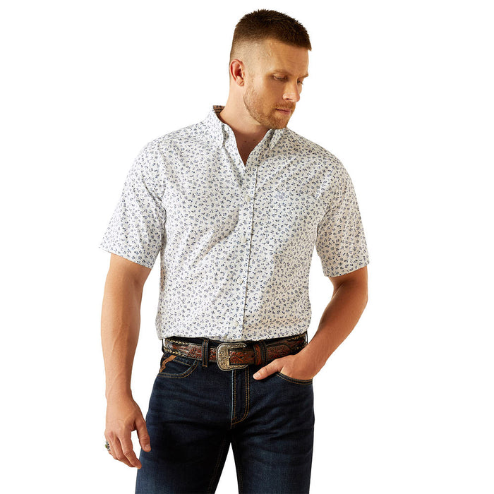 Ariat Mens Periwinkle Oaks Wrinkle Free Shirt