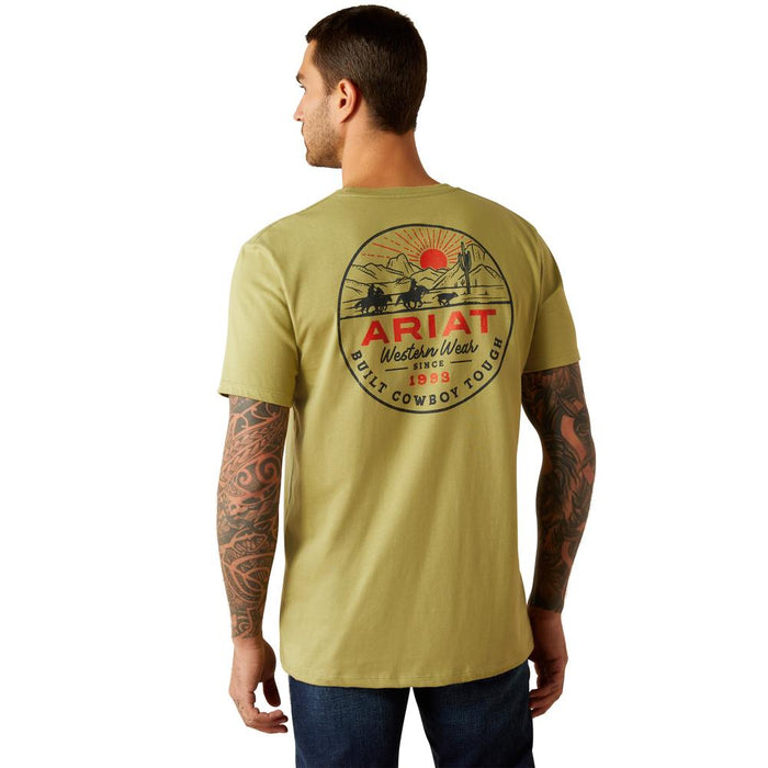Ariat Mens Tent Green Full Circle T-shit
