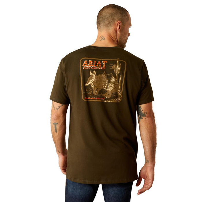Ariat Mens Olive Armadillo T-Shirt