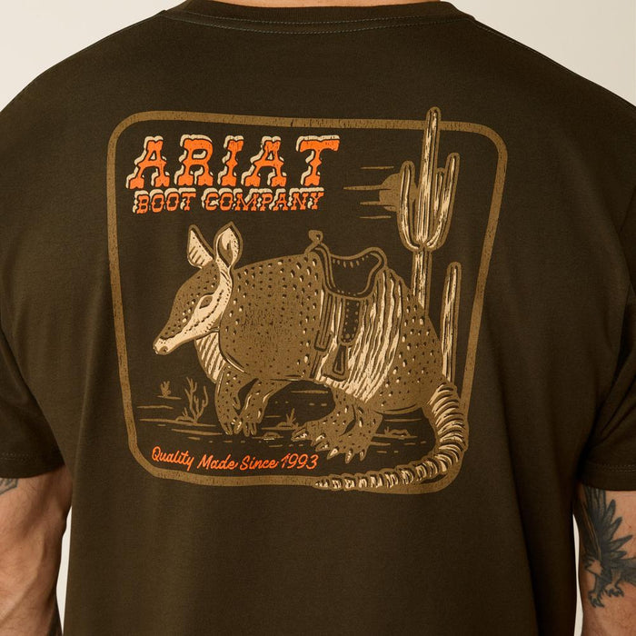 Ariat Mens Olive Armadillo T-Shirt