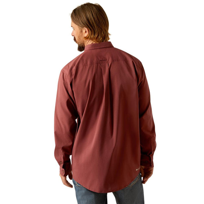Ariat Mens Red Mahogany Airflow Shirt