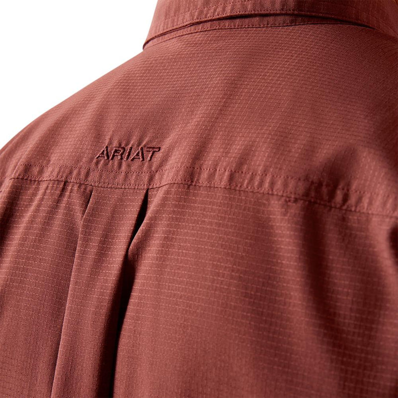 Ariat Mens Red Mahogany Airflow Shirt