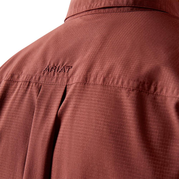 Ariat Mens Red Mahogany Airflow Shirt