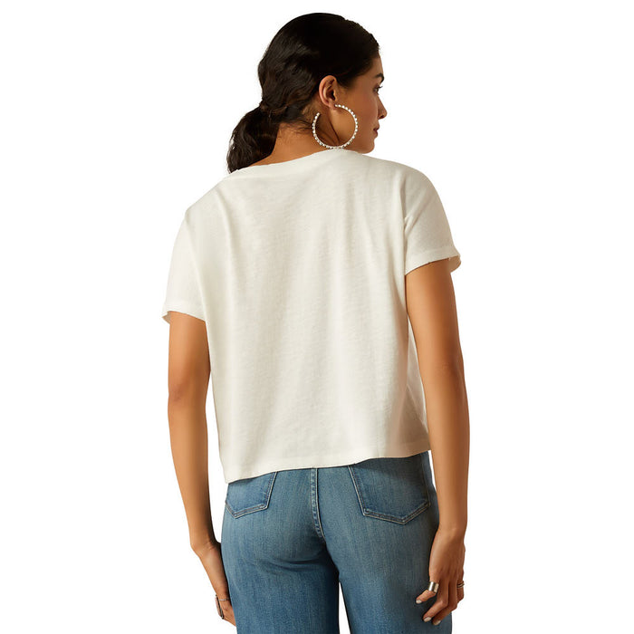Ariat Womens Cloud Dancer Cowboy Tee
