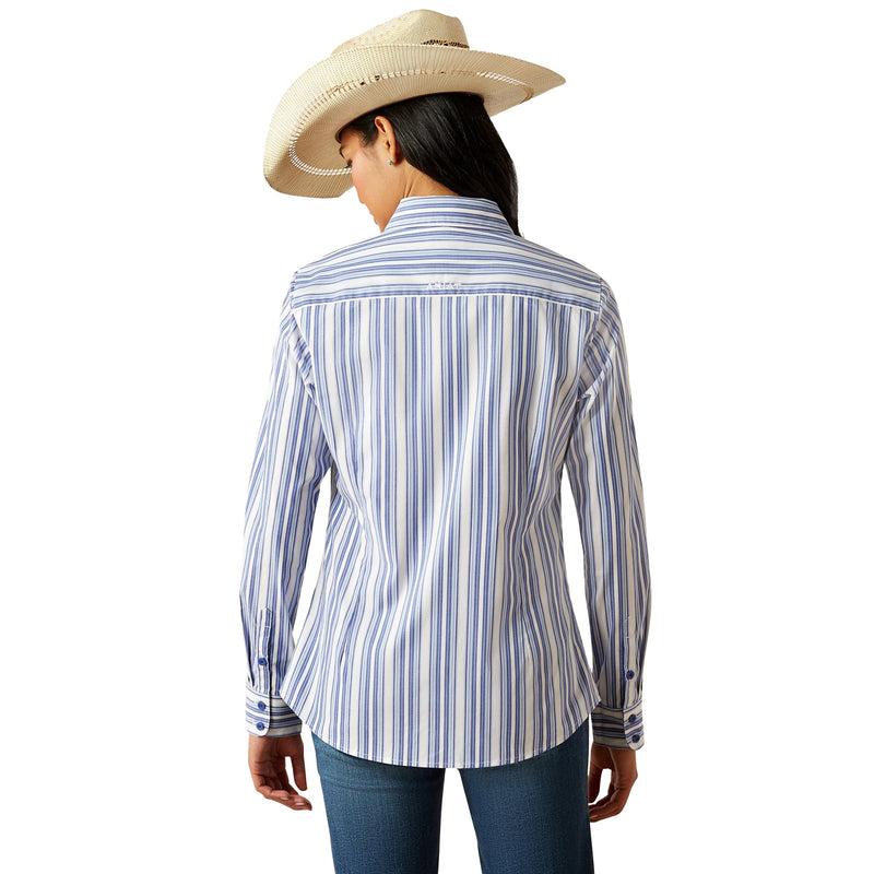 Ariat Womens Cobalt Stripe Kirby Shirt