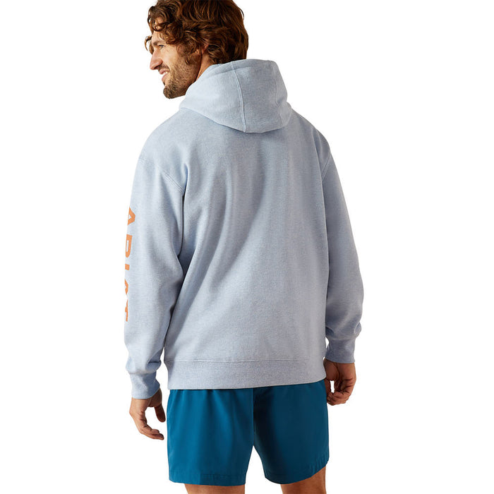 Ariat Mens Light Blue Logo Hoodie