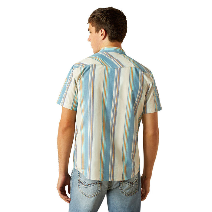 Ariat Mens Off White Hilton Retro Shirt