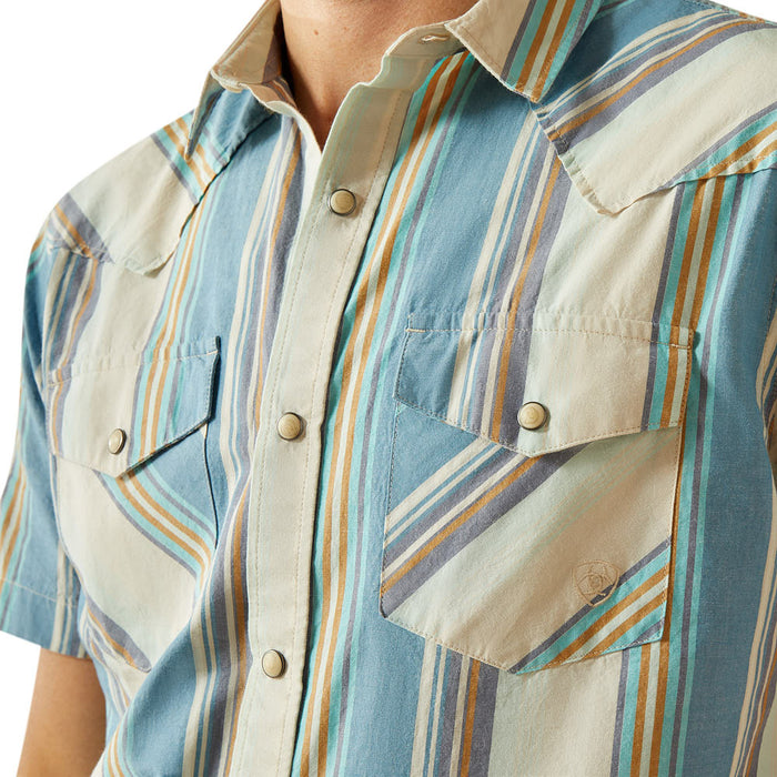 Ariat Mens Off White Hilton Retro Shirt
