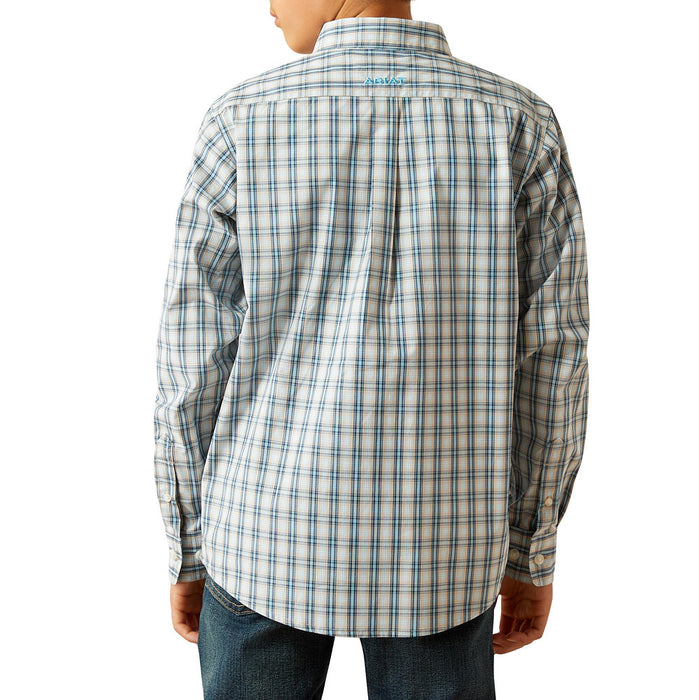 Ariat Boy's Khaki Pro Series Shelton Classic Shirt