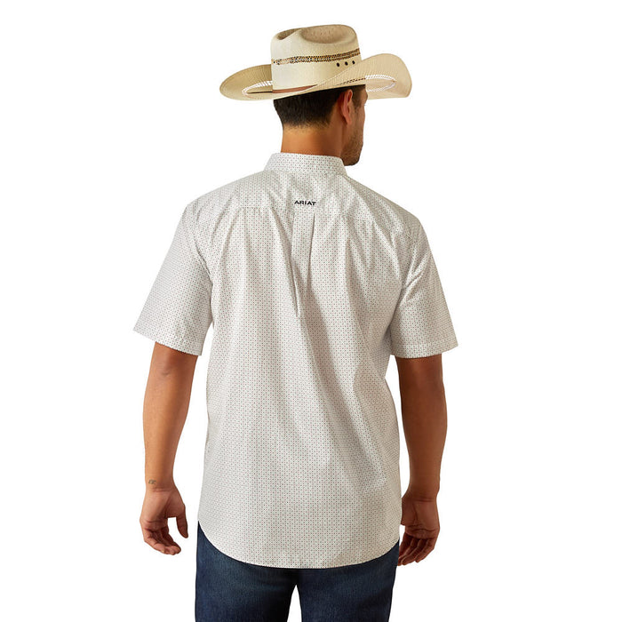 Ariat Mens White Wrinkle Free Eddy Classic Shirt