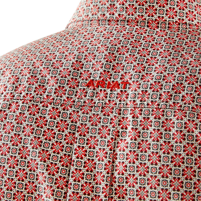 Ariat Mens Red Welch Classic Shirt