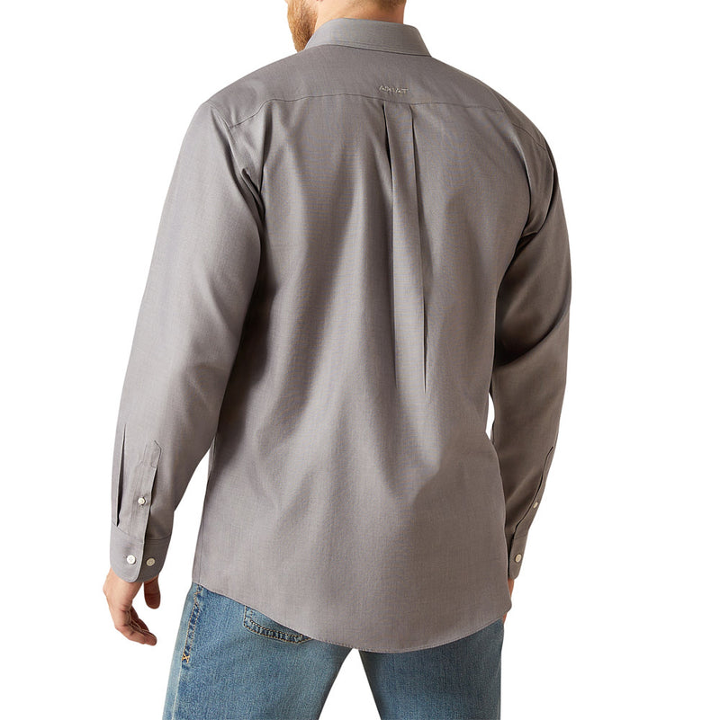 Ariat Men's Grey Wrinkle Free Classic Shirt