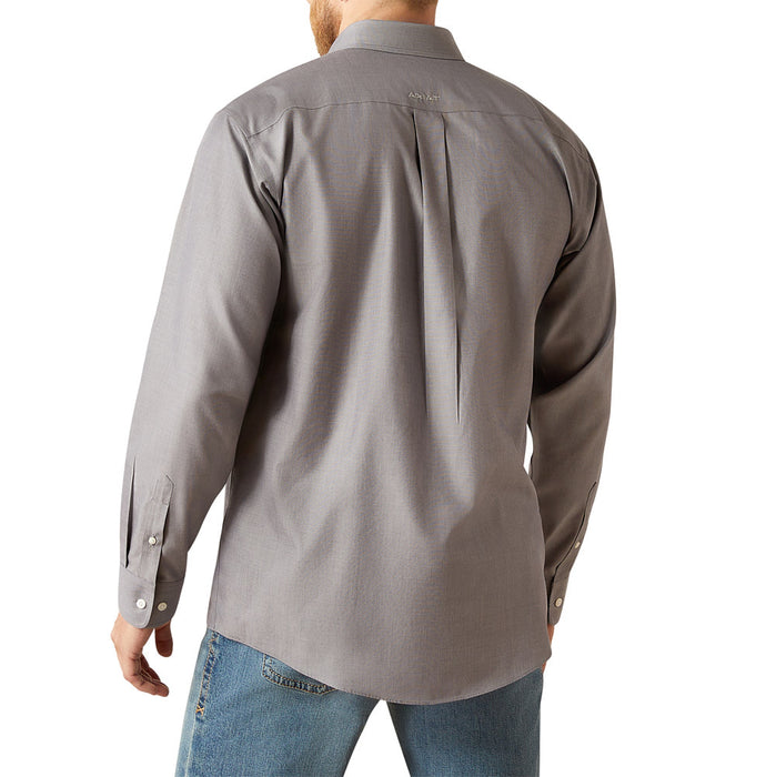 Ariat Men's Grey Wrinkle Free Classic Shirt