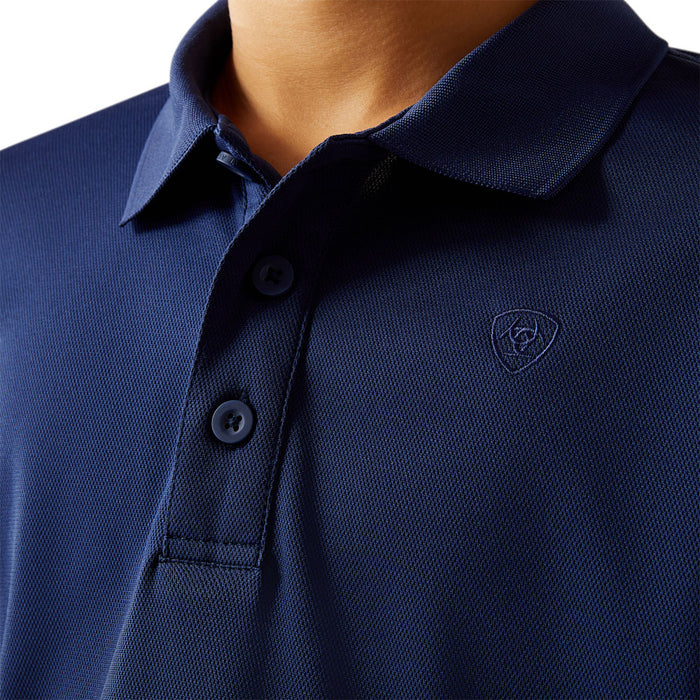 Ariat Boys Blue Depth Tek Polo