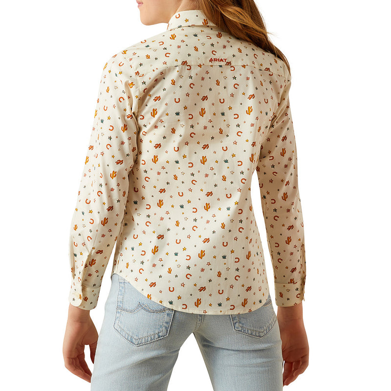 Ariat Girl's Sienna Print Team Kirby Shirt