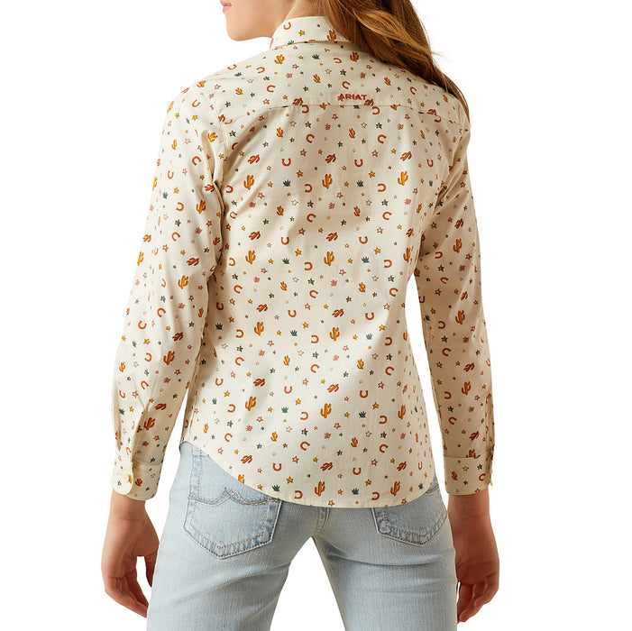 Ariat Girl's Sienna Print Team Kirby Shirt