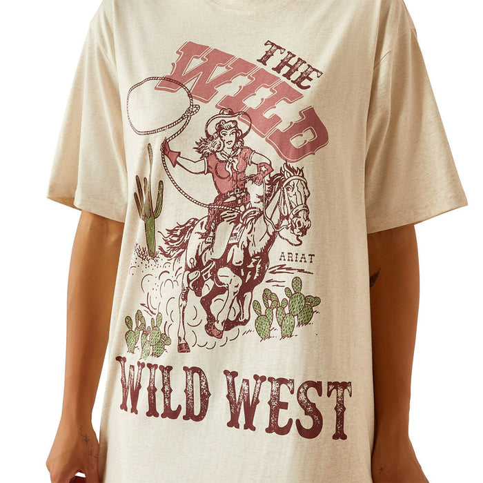 Ariat Women's Oatmeal Wild Cowgirl Tee Dress