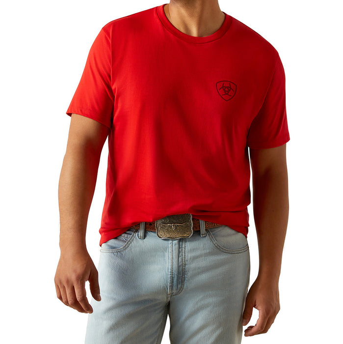 Ariat Men's Redline Etched Buffalo Flag Tee