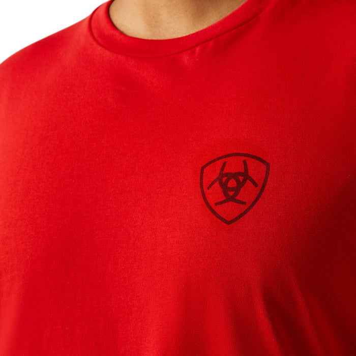 Ariat Men's Redline Etched Buffalo Flag Tee