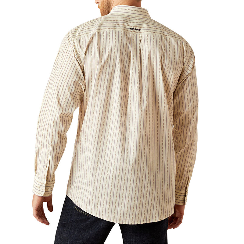 Ariat Men's Off White Wrinkle Free Randall Shirt
