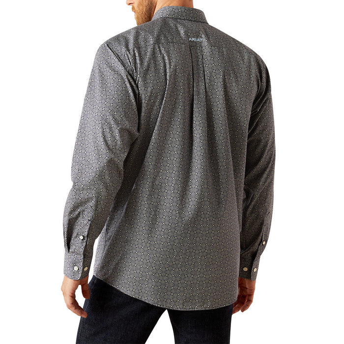 Ariat Men's Dark Blue Wrinkle Free Douglas Shirt