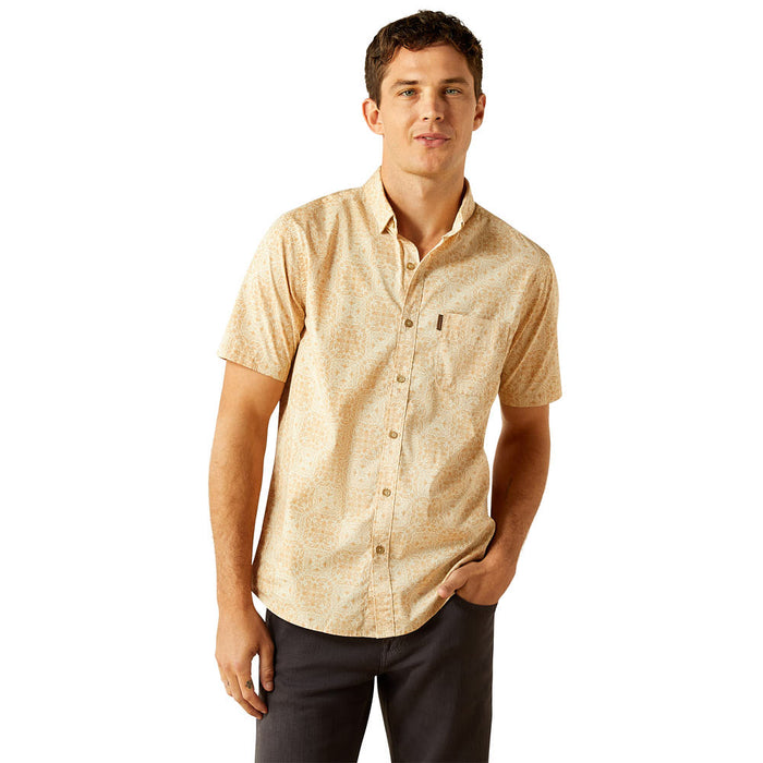 Ariat Mens Off White Murphy Modern Shirt