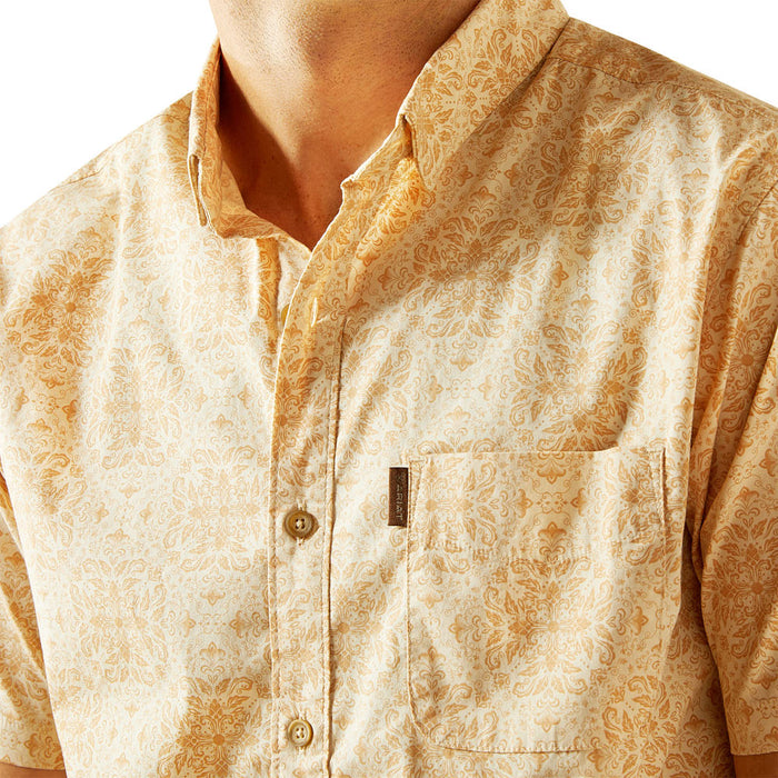 Ariat Mens Off White Murphy Modern Shirt