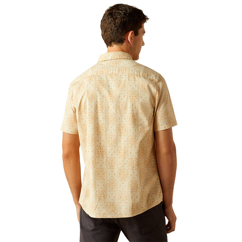 Ariat Mens Off White Murphy Modern Shirt