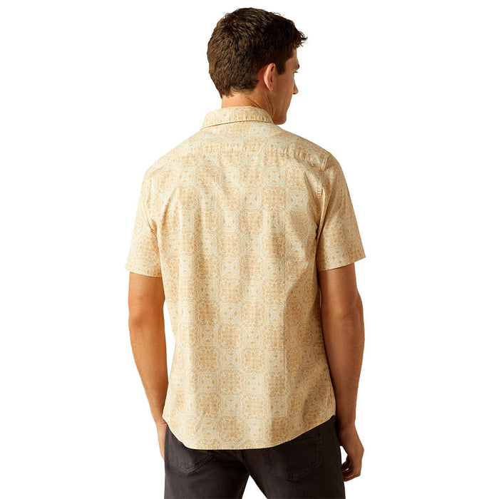 Ariat Mens Off White Murphy Modern Shirt