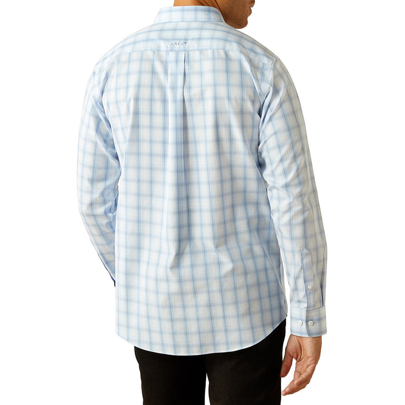 Ariat Men's Blue Wrinkle Free Diego Shirt
