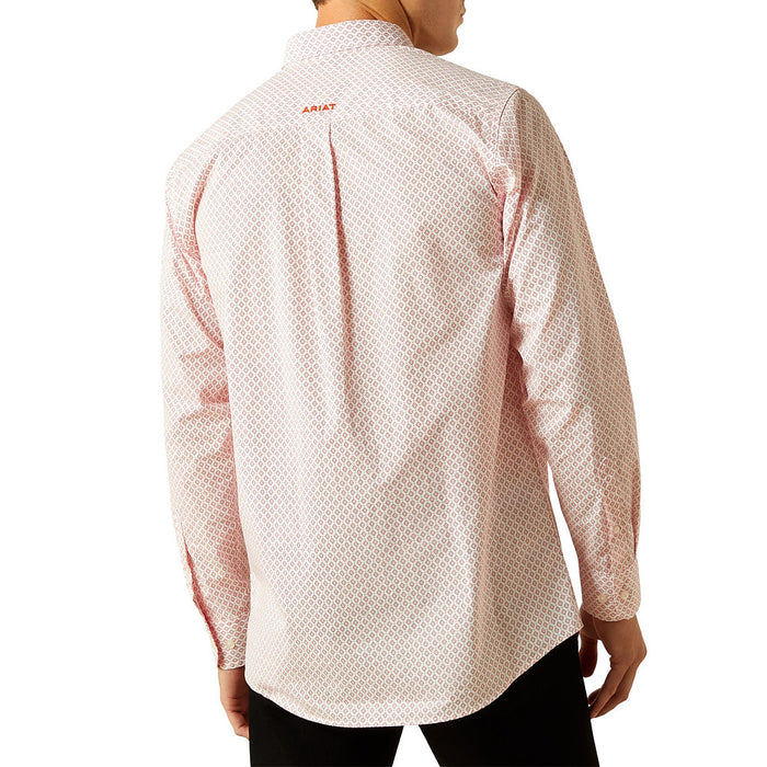 Ariat Men's Red Sylvester Fitted Shirt