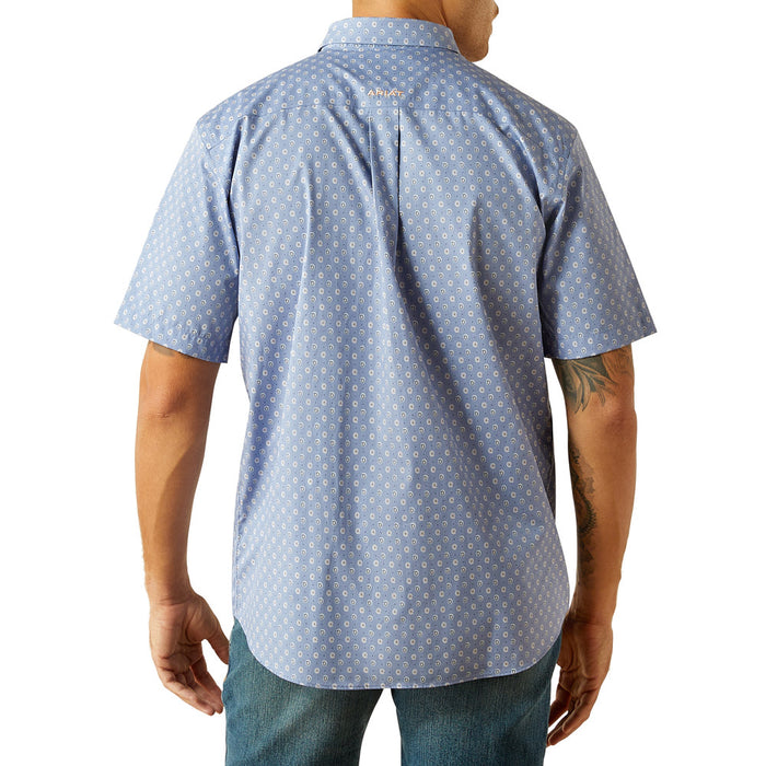 Ariat Men's Blue Wrinkle Free Dixon Classic Shirt