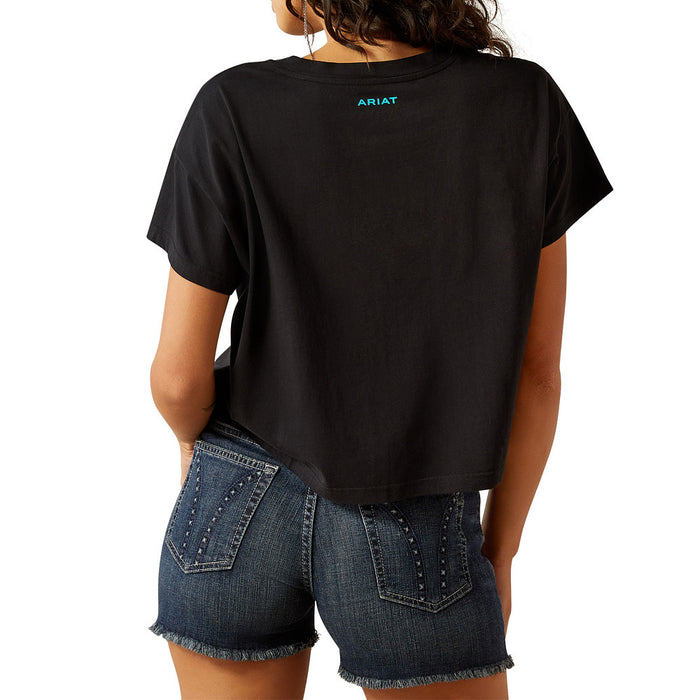 Ariat Women's Take It Easy Black Crop Top