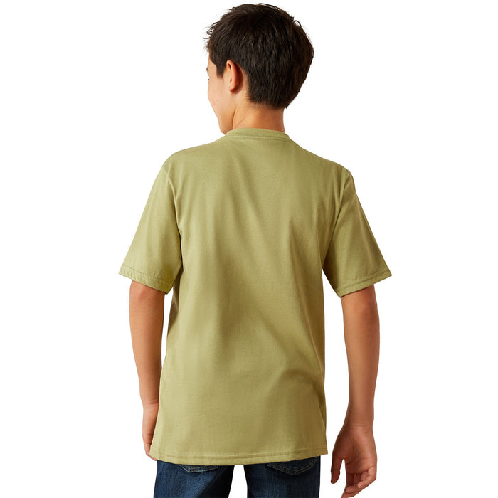 Ariat Boy's Tent Green Oh Chute Tee Shirt