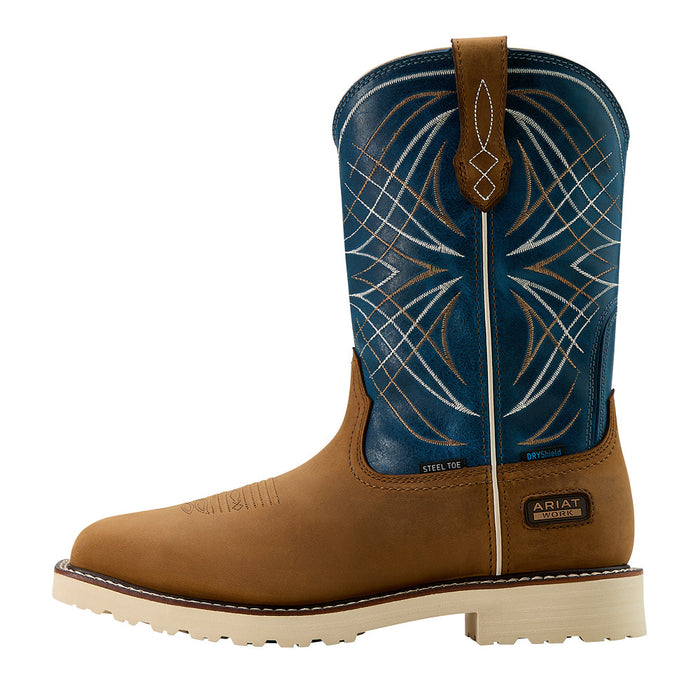 Ariat Men`s Activator Waterproof 11In Top Steel Toe Work Boot