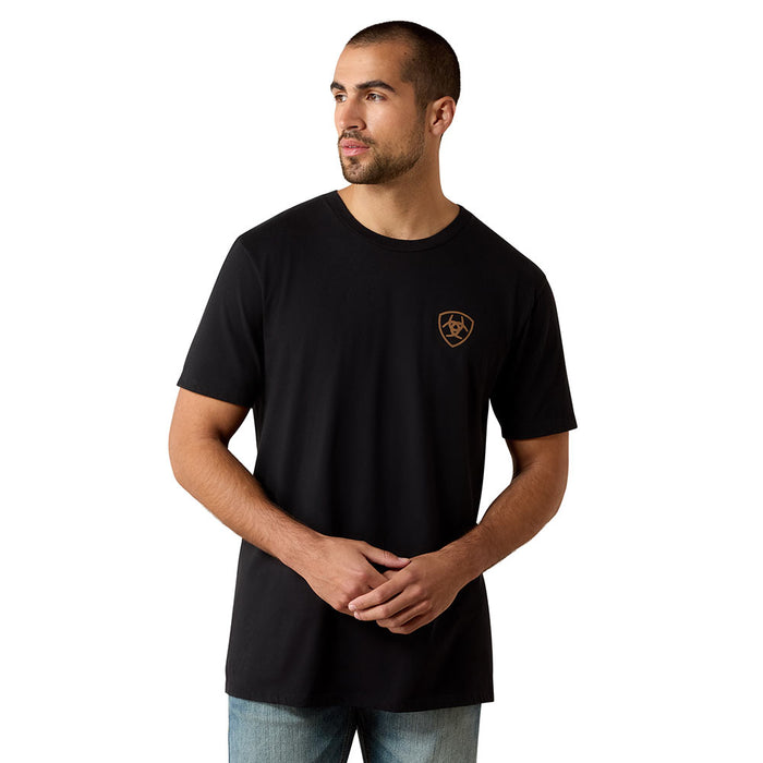Ariat Men's Xray Bison Black Tee Shirt