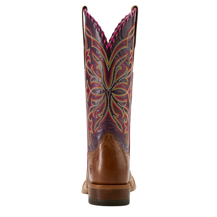 Ariat Women's Showdown Dark Tan Vamp 12in Vino Top