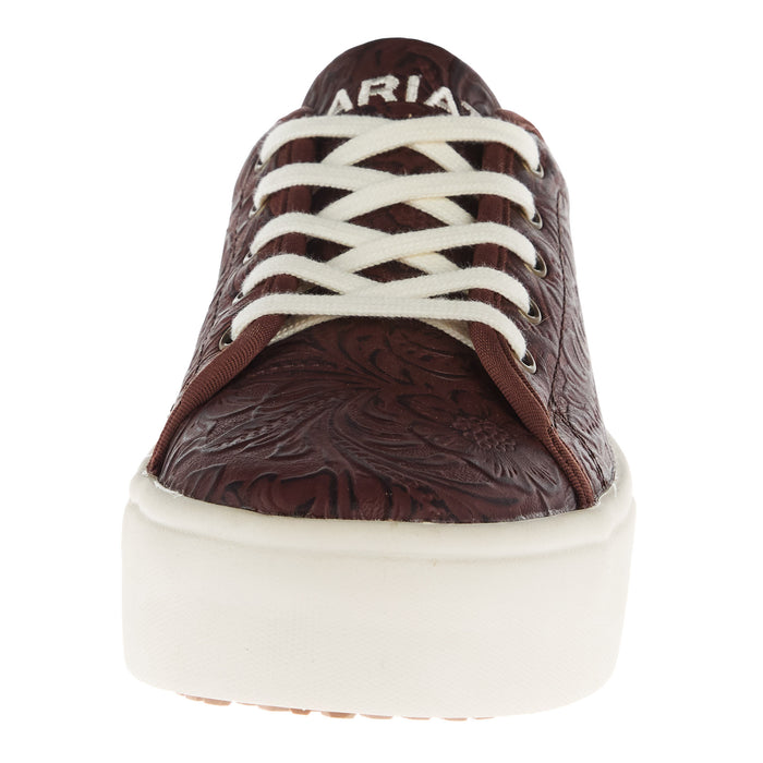 Ariat Women`s Skylar Brown Floral Embossed Casual